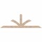 Ekena Millwork Richland Smooth Timber Gable Bracket, Douglas Fir, 108"W x 36"H x 5 1/2"D x 5 1/2"F, 8/12 Pitch GBW108X36X0606RIC00SDF - alternate 1